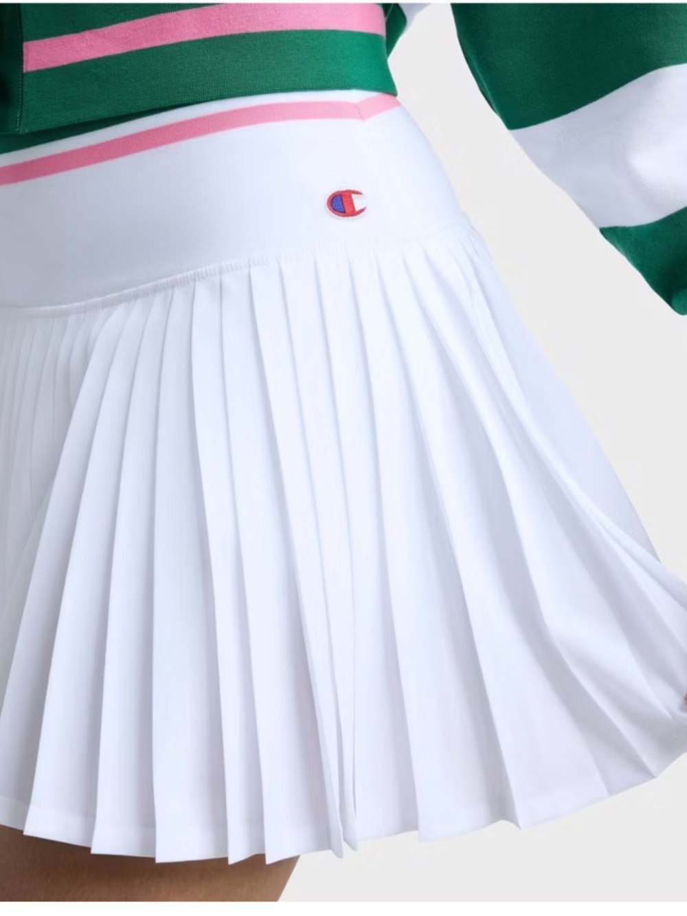 Champion Women's Collegiate Pleated Skort - White Size Small NWT
